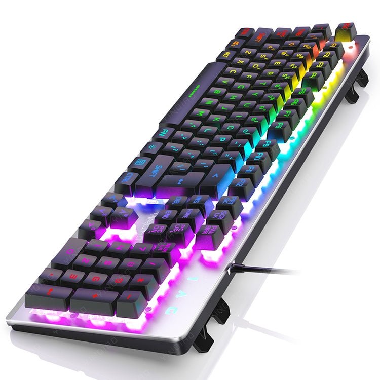 New excellent LED backlit USB mechanical wired ergonomic gaming keyboard and mouse combination suitable for computer gaming | Electrr Inc