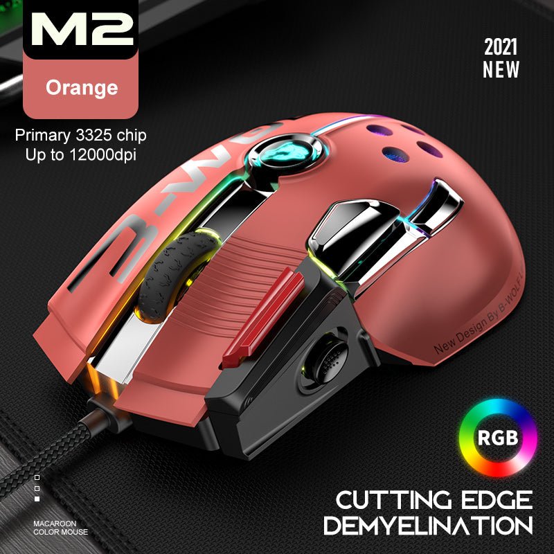 Wireless Charging Wired Dual-mode Joystick Gaming Mouse RGB Gaming Mechanical Mouse | Electrr Inc