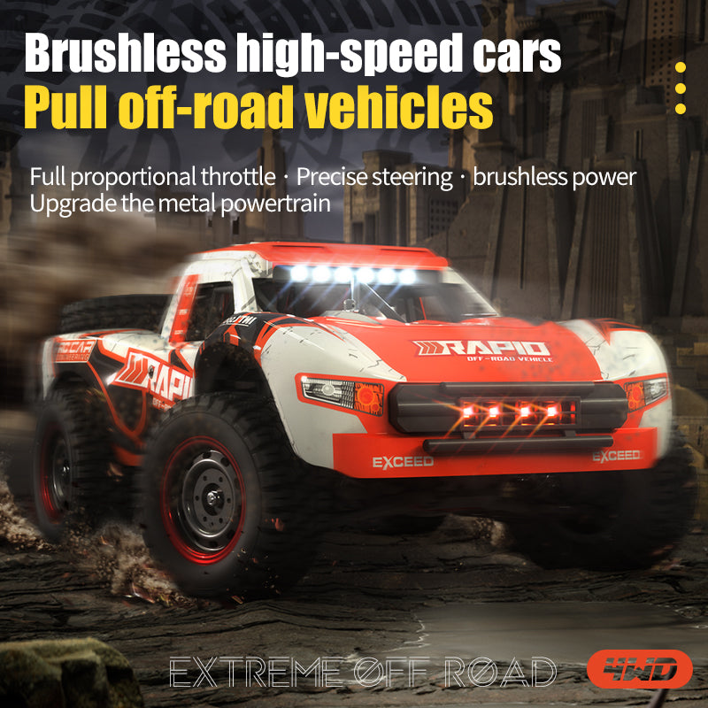 POSK Brushless JJRC Q130 Motor High-speed Car RC 70KM/H Trucks 2.4G Remote Control Toys RC Cars For Kids gift | Electrr Inc
