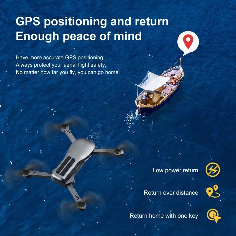 New LU3 Drone with Hd Camera and gps Profesional Helicopter FPV Dron Foldable Rc Quadcopter 5G Wifi Drones | Electrr Inc