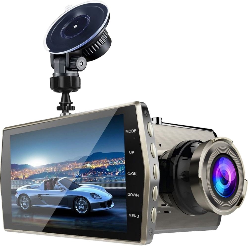 Car DVR 4.0 Full HD 1080P Dash Cam Rear View Vehicle Camera Dual Lens Mirror Video Recorder Night Vision Parking Monitor Dashcam | Electrr Inc