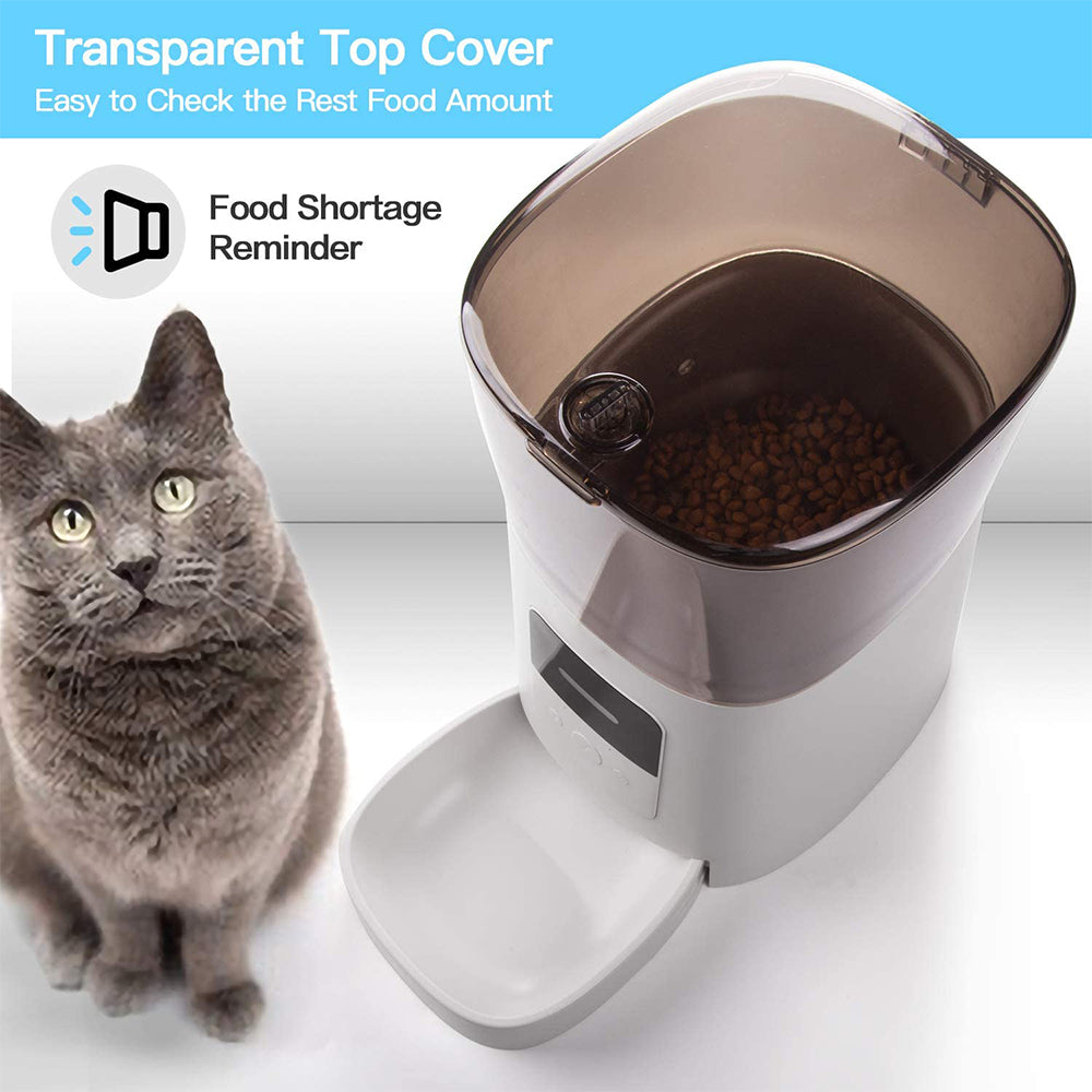 Dropshipping 6L Timed Clever Pet Feeder Smart Wifi Adjustable Food Pet Feeder For Small Pet | Electrr Inc