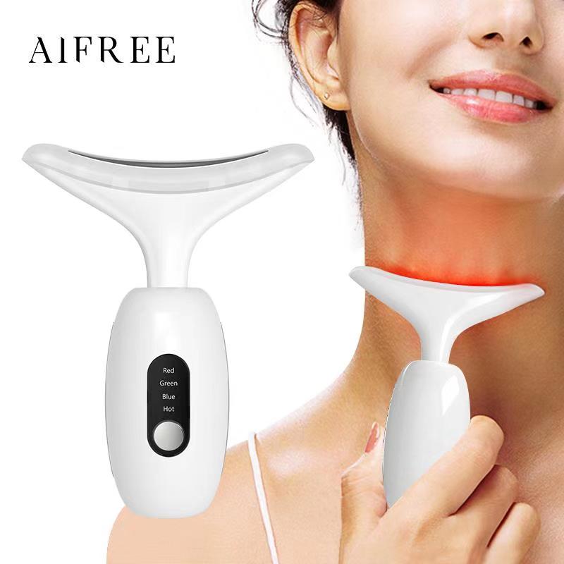 AIFREE hot selling product neck  massage for  home Lifting and firming face lift led therapy facial massage beauty device | Electrr Inc