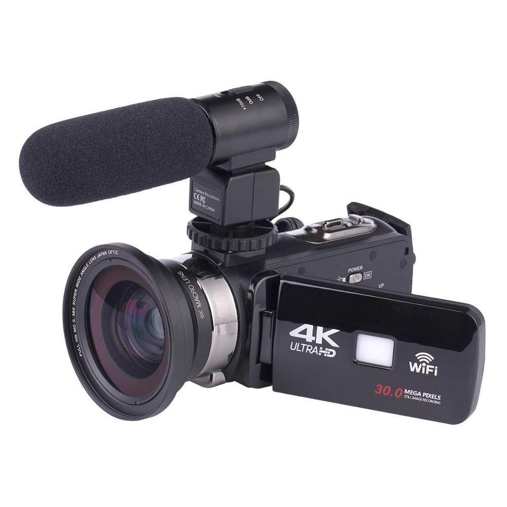 4K camera 1080P wifi digital video camera 3.1 Inch IPS Touch Screen HD Vlogging for YouTube 18X Digital Zoom | Electrr Inc