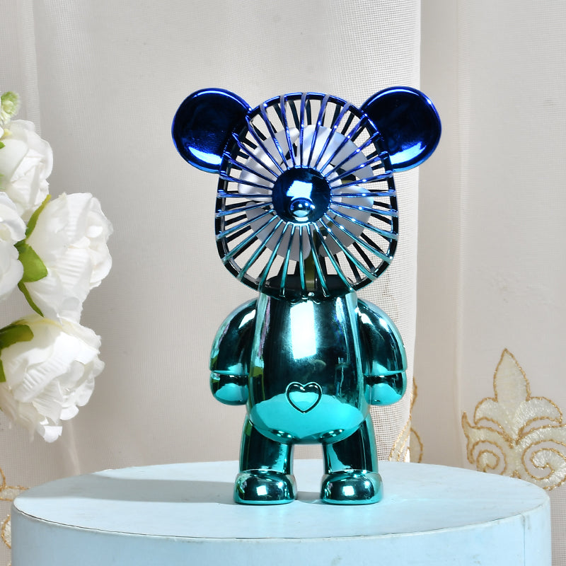 Mini portable hand bear electric fans cooling small rechargeable table stand usb handheld fan other premade neck car rgb fans | Electrr Inc