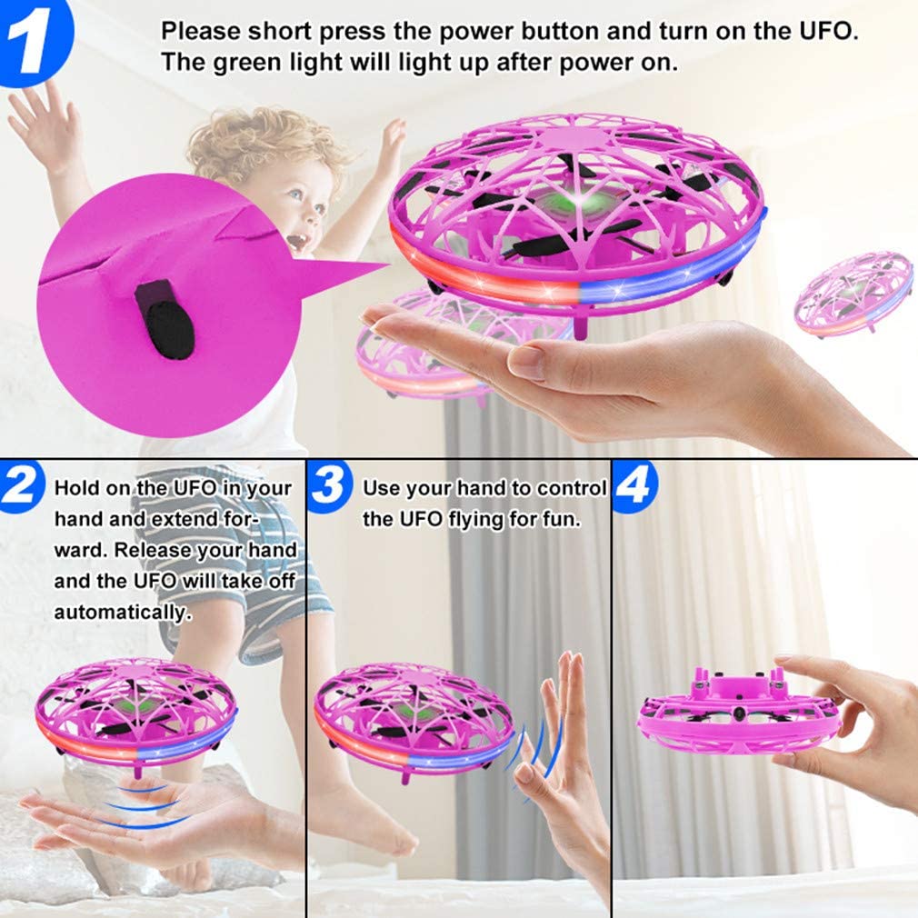 Dropshipping UFO Ball Flying Helicopter Toys Anti-collision Magic Aircraft Mini Induction Drone Electronic Toy for Boys Adult | Electrr Inc