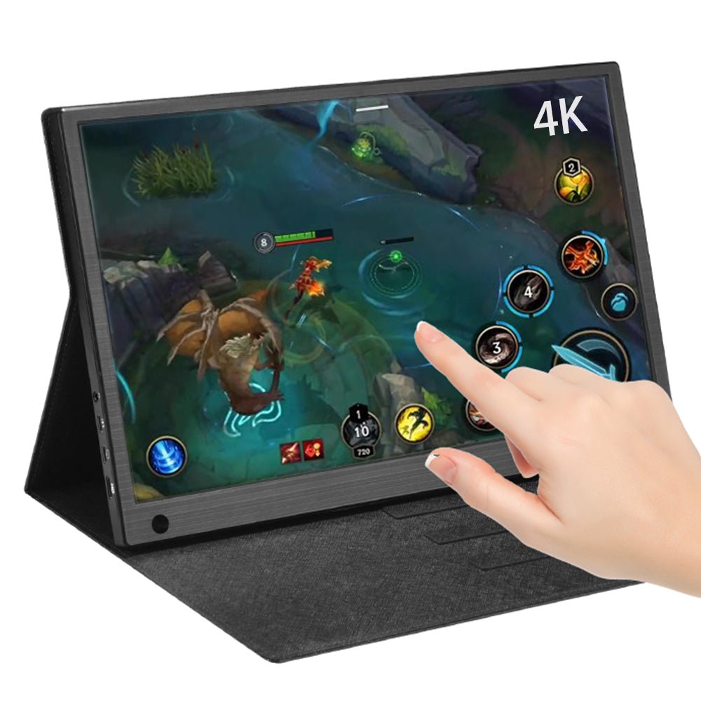 Large 4K 13.3 15.6 17 17.3 Inch For Portable Touch Screen monitor Gaming Screen Display With Battery Portable Laptop Monitor | Electrr Inc