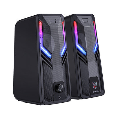 Hot Sale RGB Light Onikuma Gaming Wired Desktop Computer Super Bass Portable Speaker | Electrr Inc