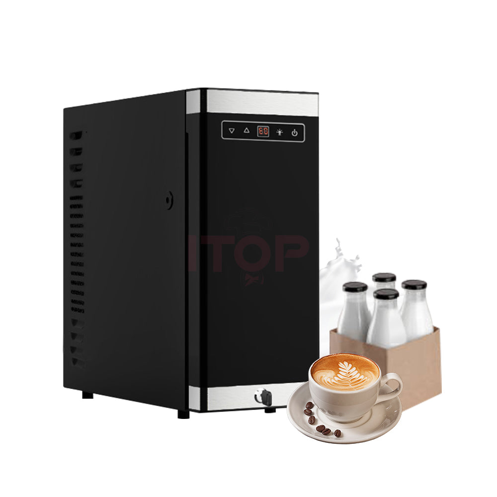 9.8L milk fridge for coffee machine commercial milk chocolate fridge standard milk and coffee refrigerator | Electrr Inc