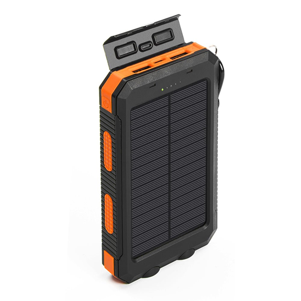 Unique Design solar charger power bank built in Compass waterproof 20000mAh mobile solar power bank charger | Electrr Inc
