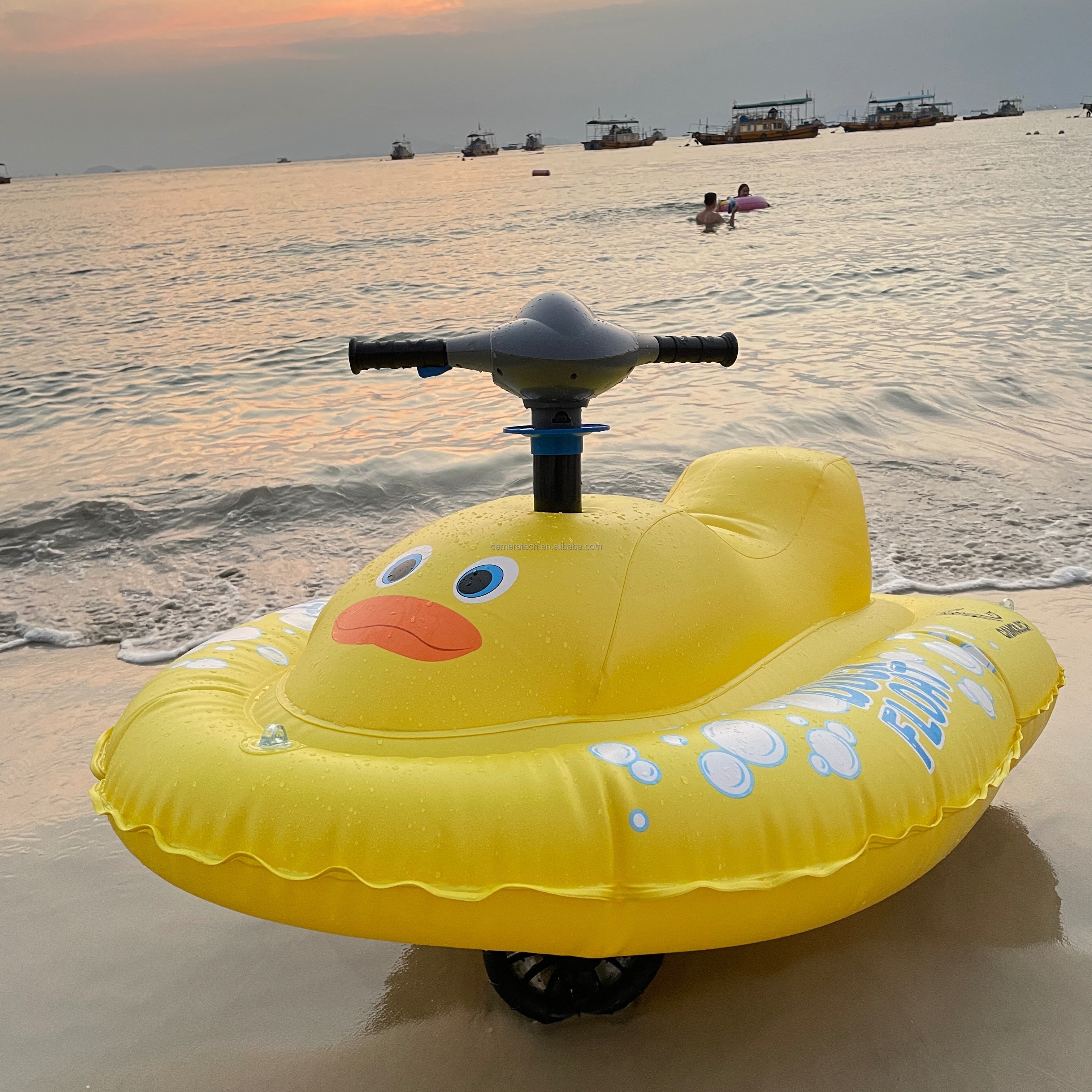 GCAMOLECH W5 children's water toys electric  boat motor jet ski double watercraft swimming pool electric motorboat | Electrr Inc