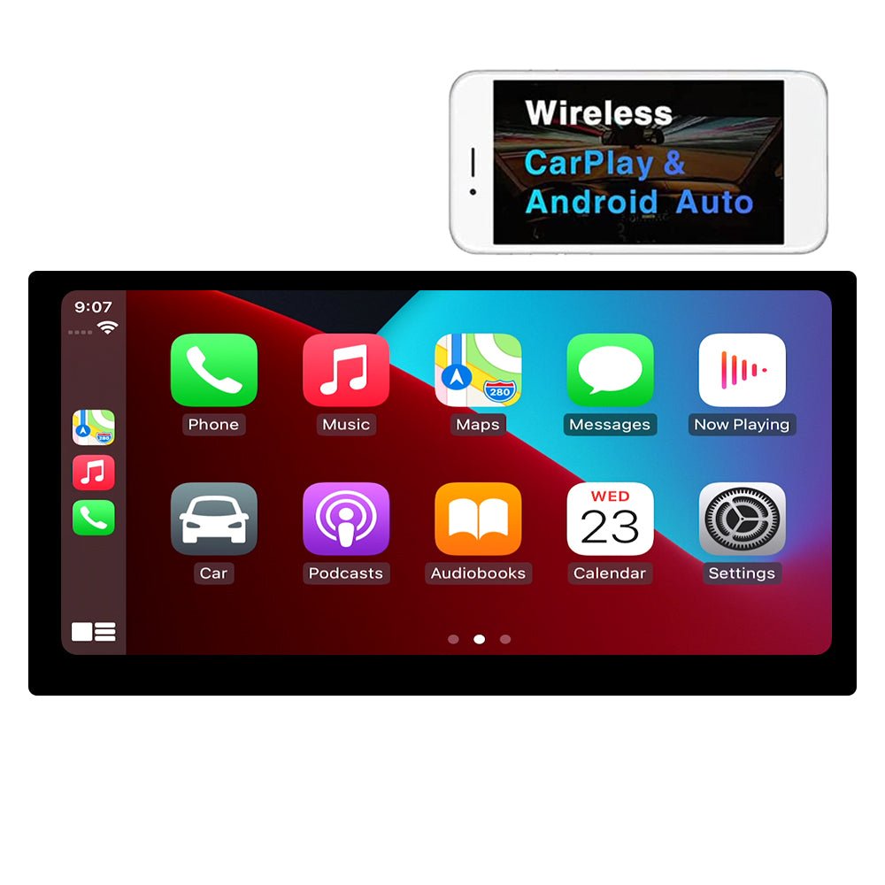 Universal android 11 Double Din 12 Inch Touch Screen car stereo With Wireless Carplay And Android Auto | Electrr Inc