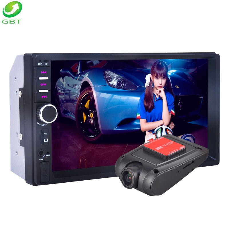 Universal Double din 7 Inch Touch Screen Auto Video Radio Audio Mp5 Multimedia Player Car Stereo | Electrr Inc