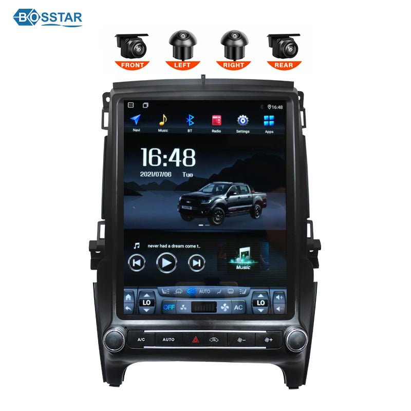Vertical Screen Android Car Radio Stereo For Ford Ranger Raptor Everest T6 2016-2021 Car GPS Navigation Multimedia Player | Electrr Inc