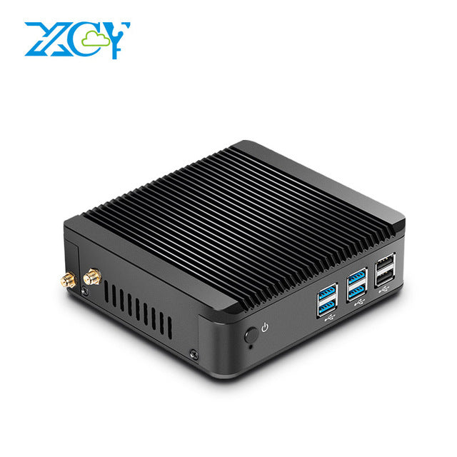 XCY Mini pc core i3 4010Y 4g ram 32g ssd with 300M WIFI fanless desktop computer | Electrr Inc