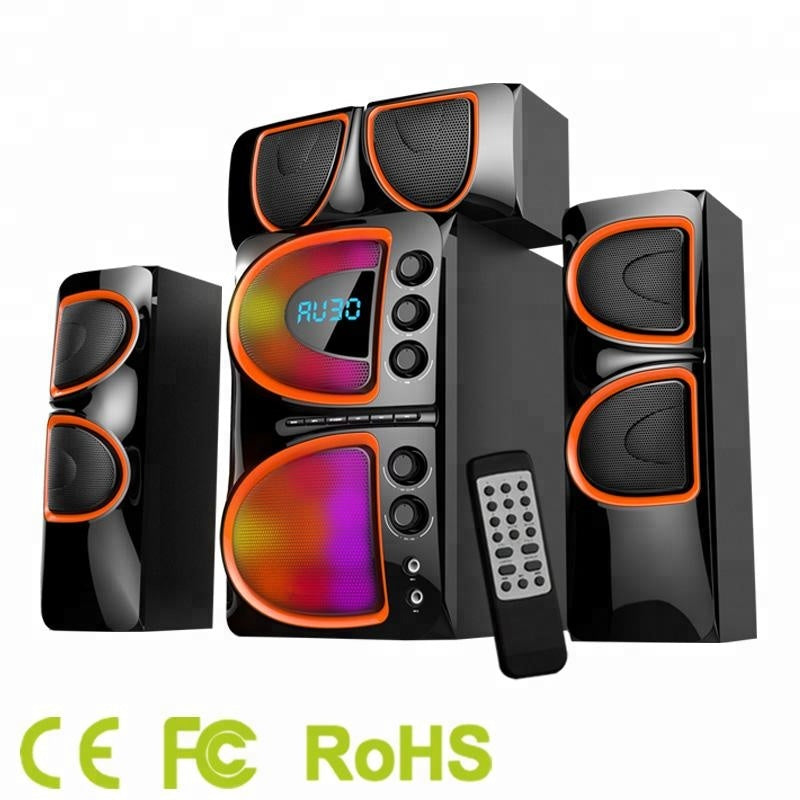 Powered  HIFI System Home Audio 3.1CH Active Subwoofer Bluetooth Wireless Multimedia Speaker Home Theatre System | Electrr Inc