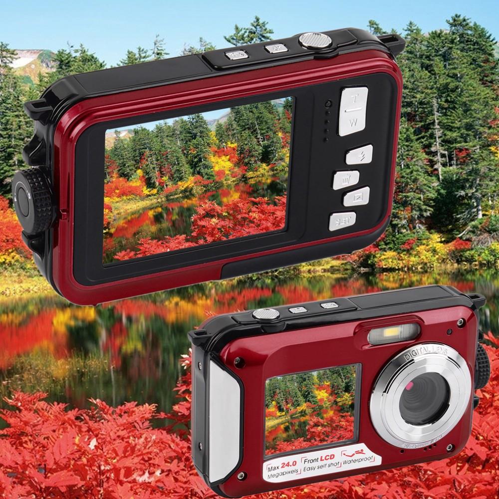 2.7inch TFT Digital Camera Waterproof 24MP MAX 1080P Double Screen 16x Digital Zoom Camcorder hot new | Electrr Inc