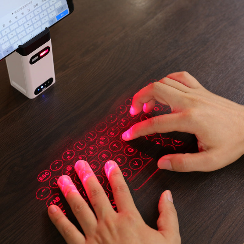 BT Virtual Laser Keyboard Projector Portable Wireless Projection Mini Keyboard For Computer Mobile Smart Phone | Electrr Inc