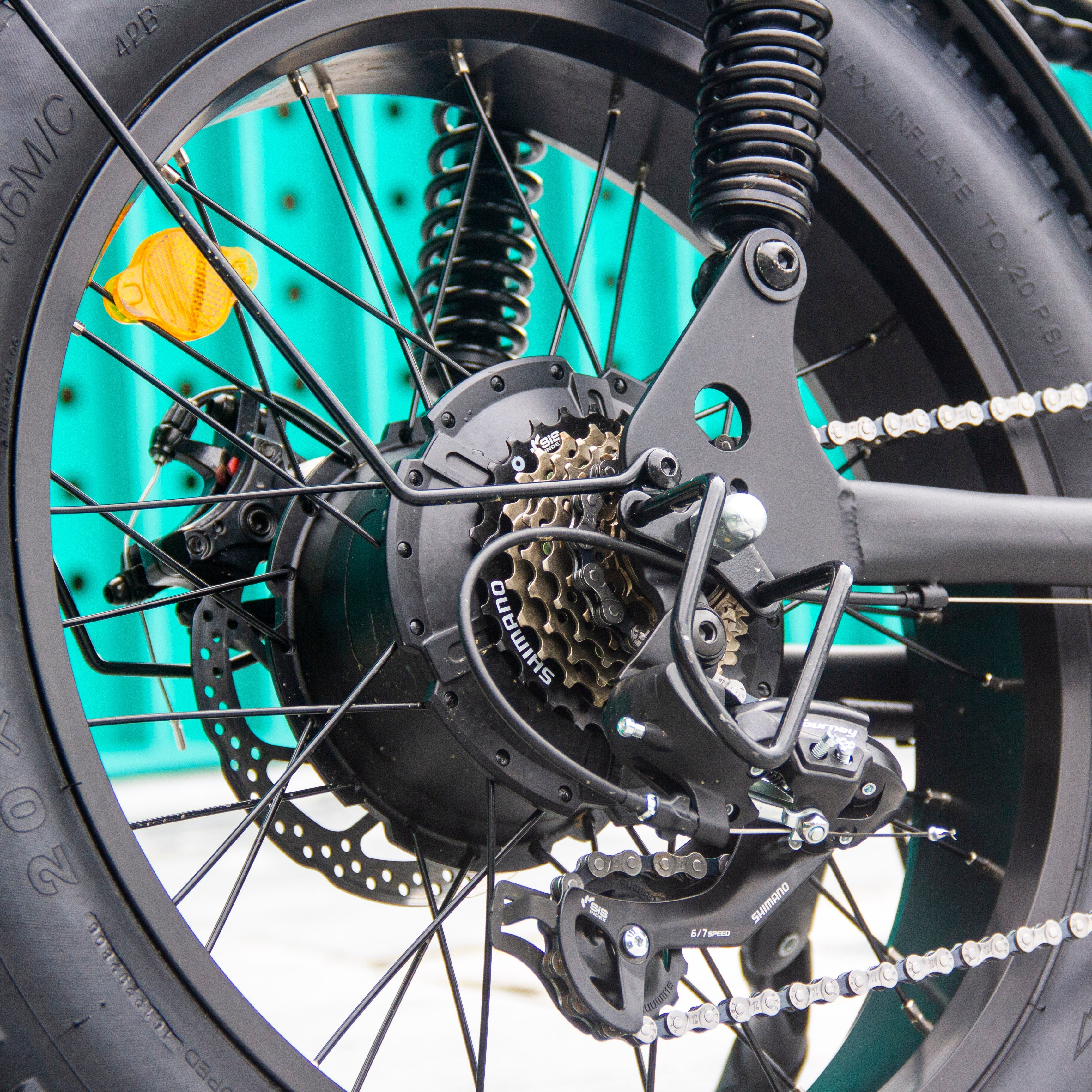 EU US warehouse fat tire full suspension e bike 45km/h 20inch 48V 15Ah 500W motor 7 Speed adult electric bicycle Electric bike | Electrr Inc