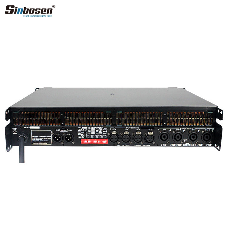 Sinbosen power amplifier 4 channels 2000 watt amplifier DS-10Q home theatre system amplifier audio | Electrr Inc