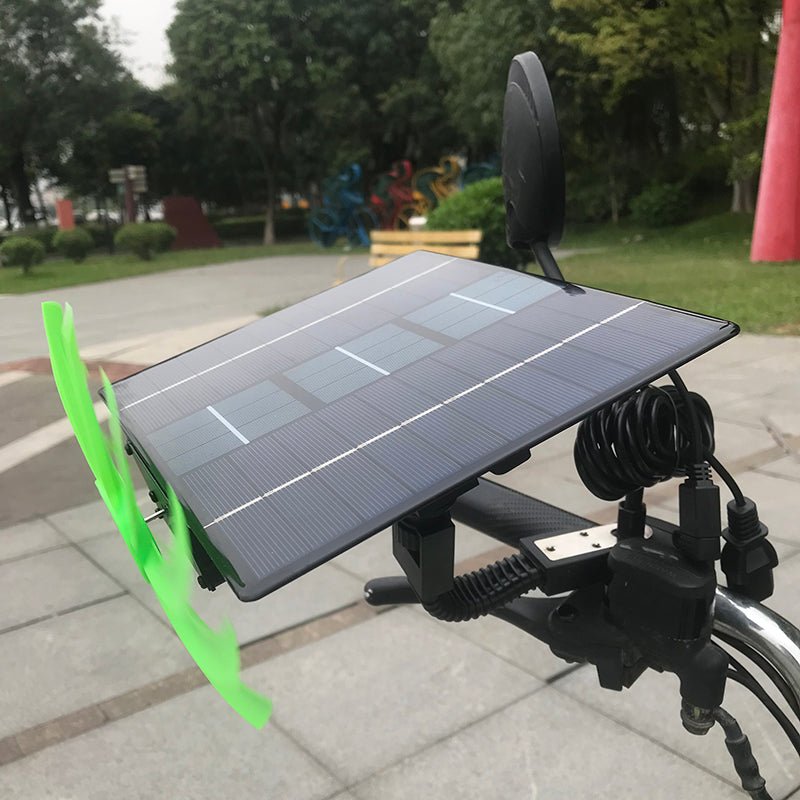 Portable 24v 48v 72v DC Solar And Wind Power Generator For Camping Electric Bike Mobile Battery Charger With Solar Panel | Electrr Inc