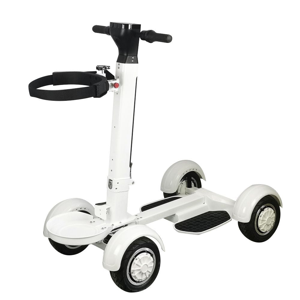 Adult 2000W De 10 Inch Four Fat Tyre Tire Foldable 4 Wheel Electric Golf Cart Scooter | Electrr Inc