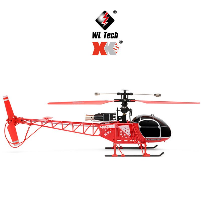 XUEREN Wltoys V915-A RC Helicopter RTF 2.4G 4CH Dual Brush Motor Control Helicopter Fixed Height Aircraft Drone | Electrr Inc