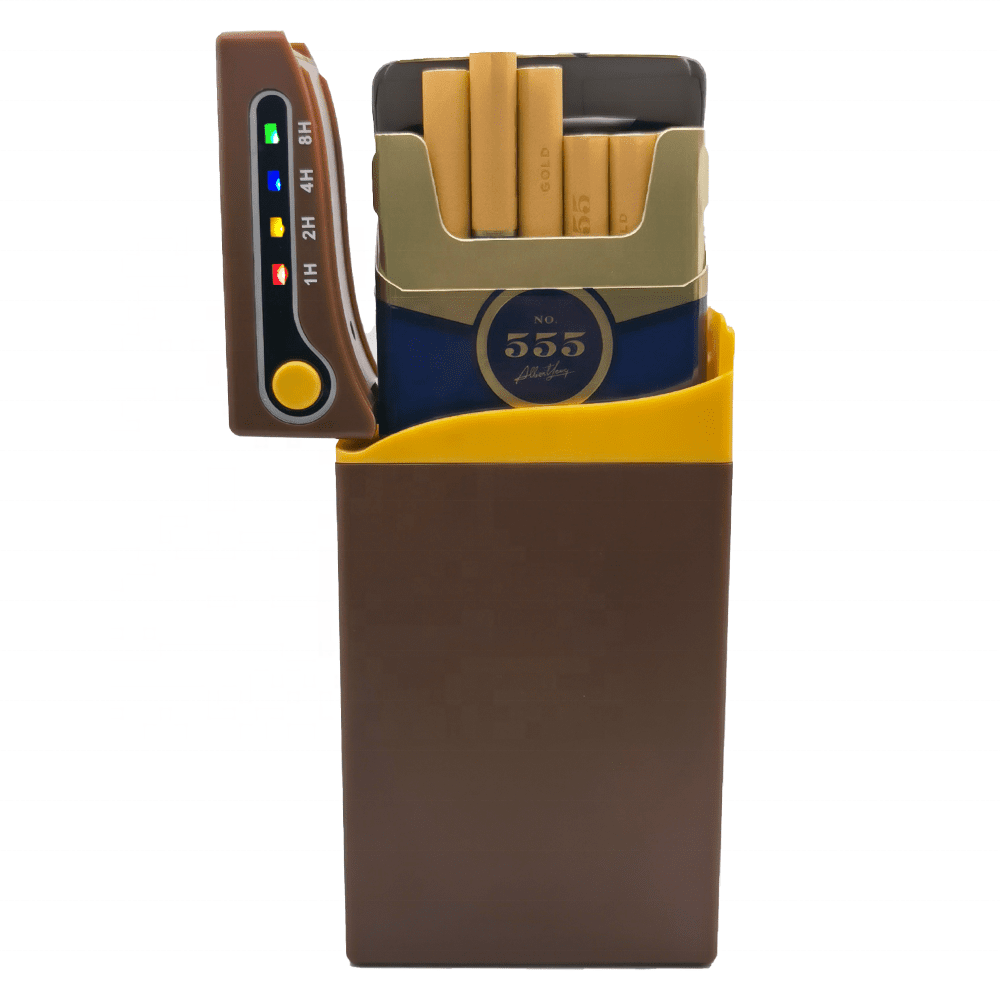 Locking Cigarette Case with Timer Quit Smoking By locking Your Cigs Away in This Smart Box Locker | Electrr Inc