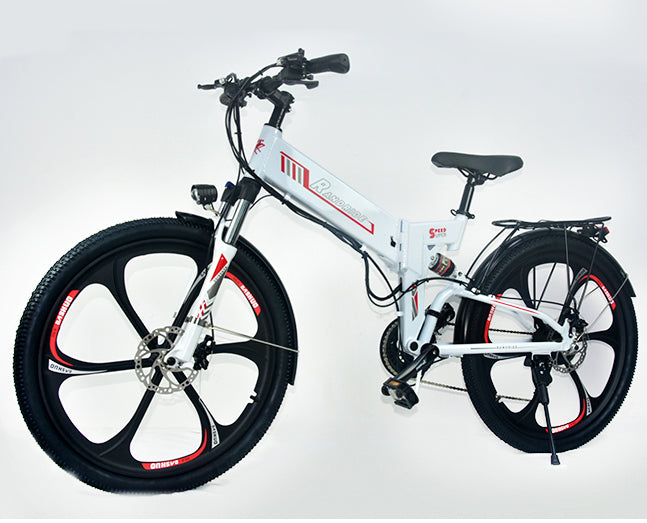 Eu warehouse stock 26 inch folding electric bike 500w full suspension City fold bike 27 speed Disc Brake foldable ebike | Electrr Inc