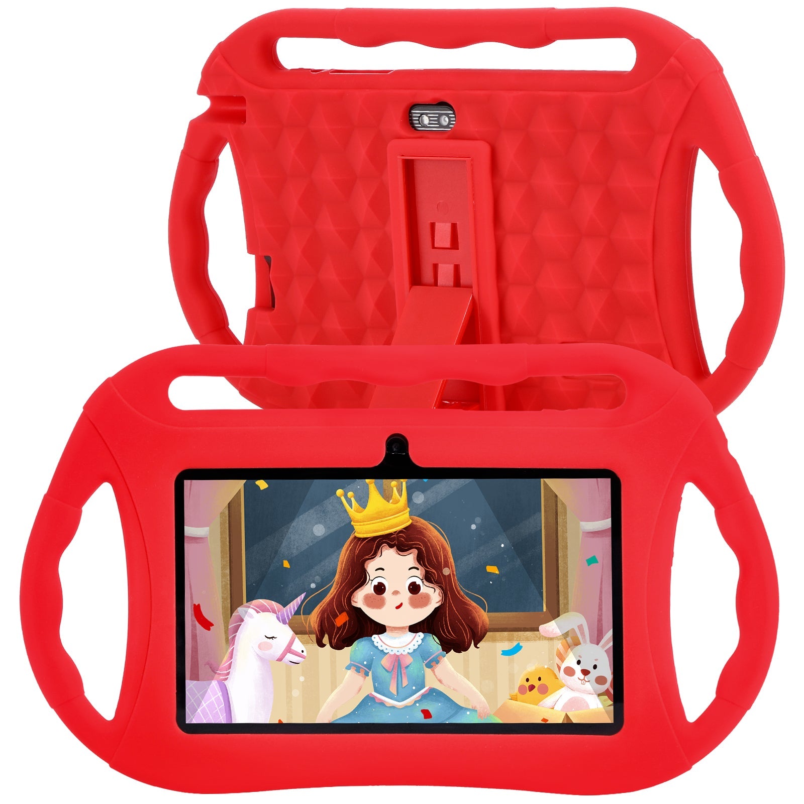 Veidoo Android Toddler Tablet for Kids 7 inch 32GB WiFi Dual Camera Kids Content Parental Control Tablet Pc with Kid-Proof Case | Electrr Inc