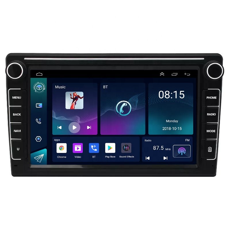 New 8 inch Car Audio Android 1GB 16GB Dual Knob Physical Button Android Car Universal Machine Navigation GPS BT WIFI Car Player | Electrr Inc