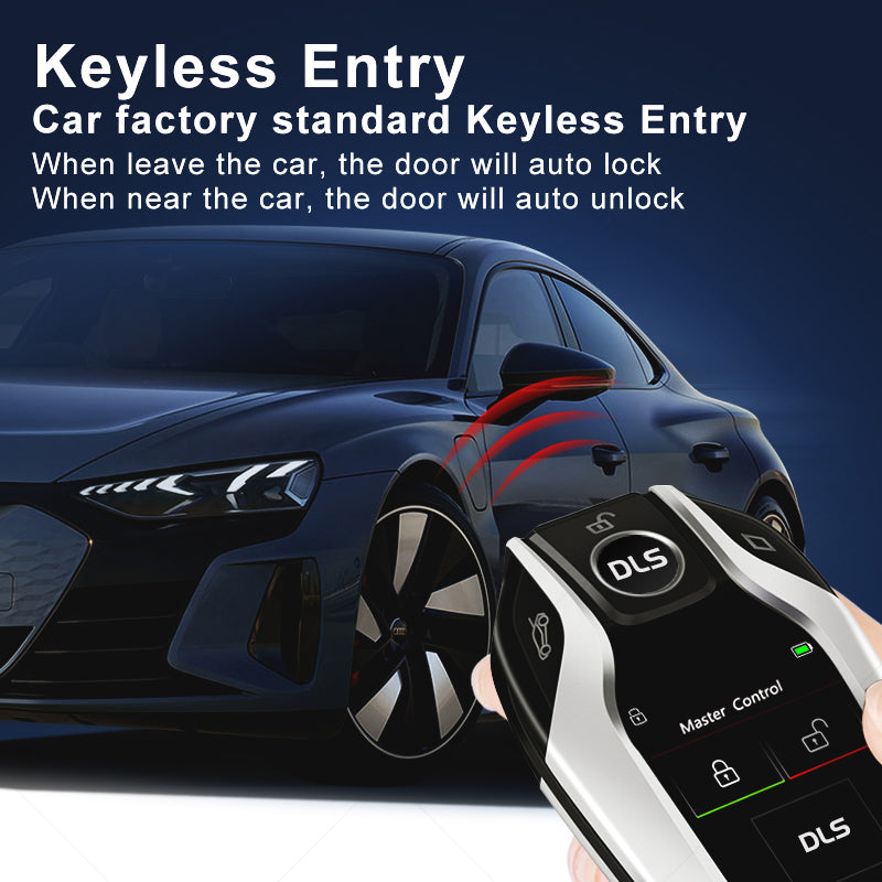 New style smart key Universal LCD car key for all cars with keyless entry ultra long standby display | Electrr Inc