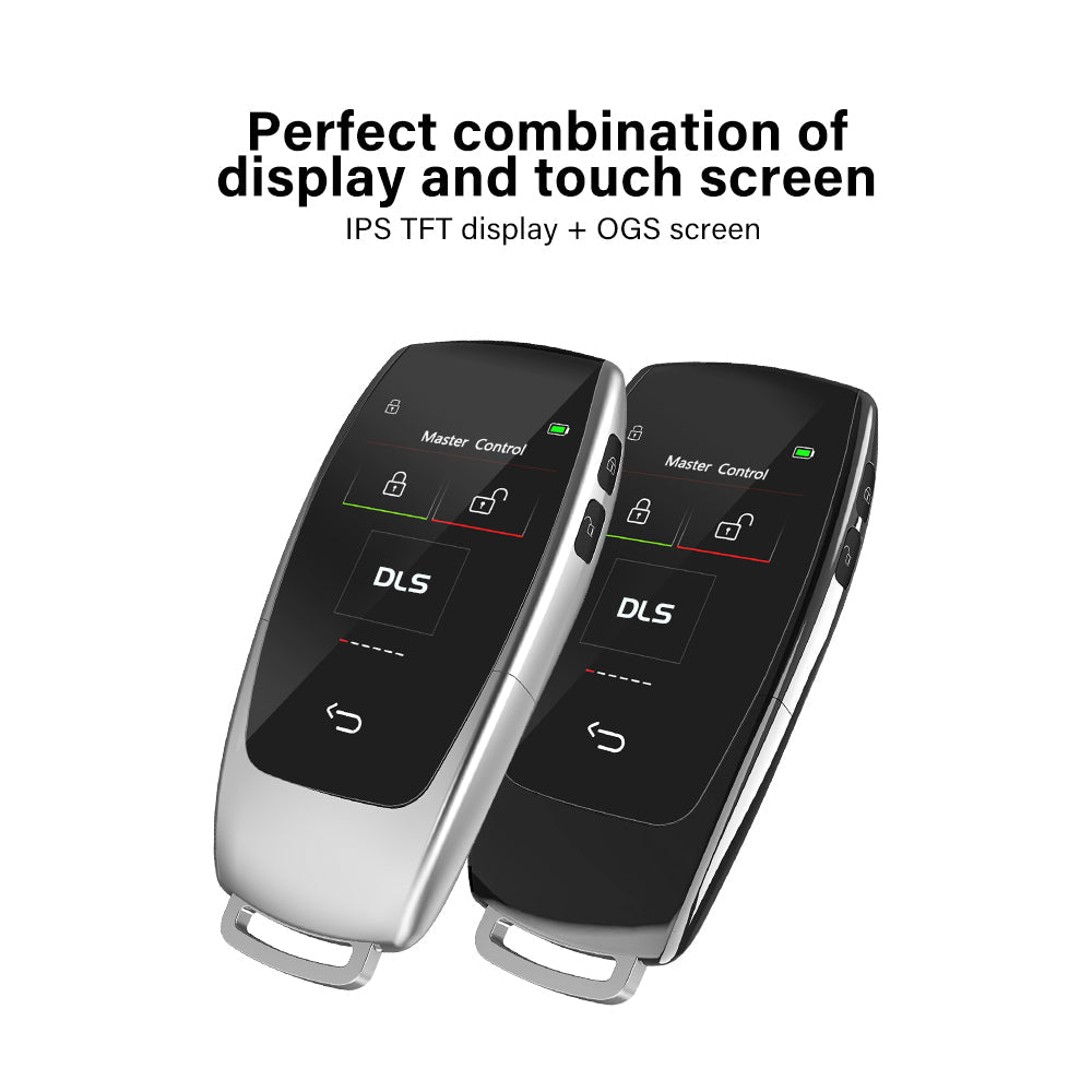 Smart LCD car key Upgrade Keyless USB Chargeable large battery Universal English Remote Key Fob | Electrr Inc