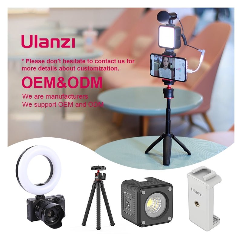 ULANZI BG-4 5000mAh Charging Hand Grip Power Bank with Tripod for Photography Camera, GoPro, Smartphone | Electrr Inc