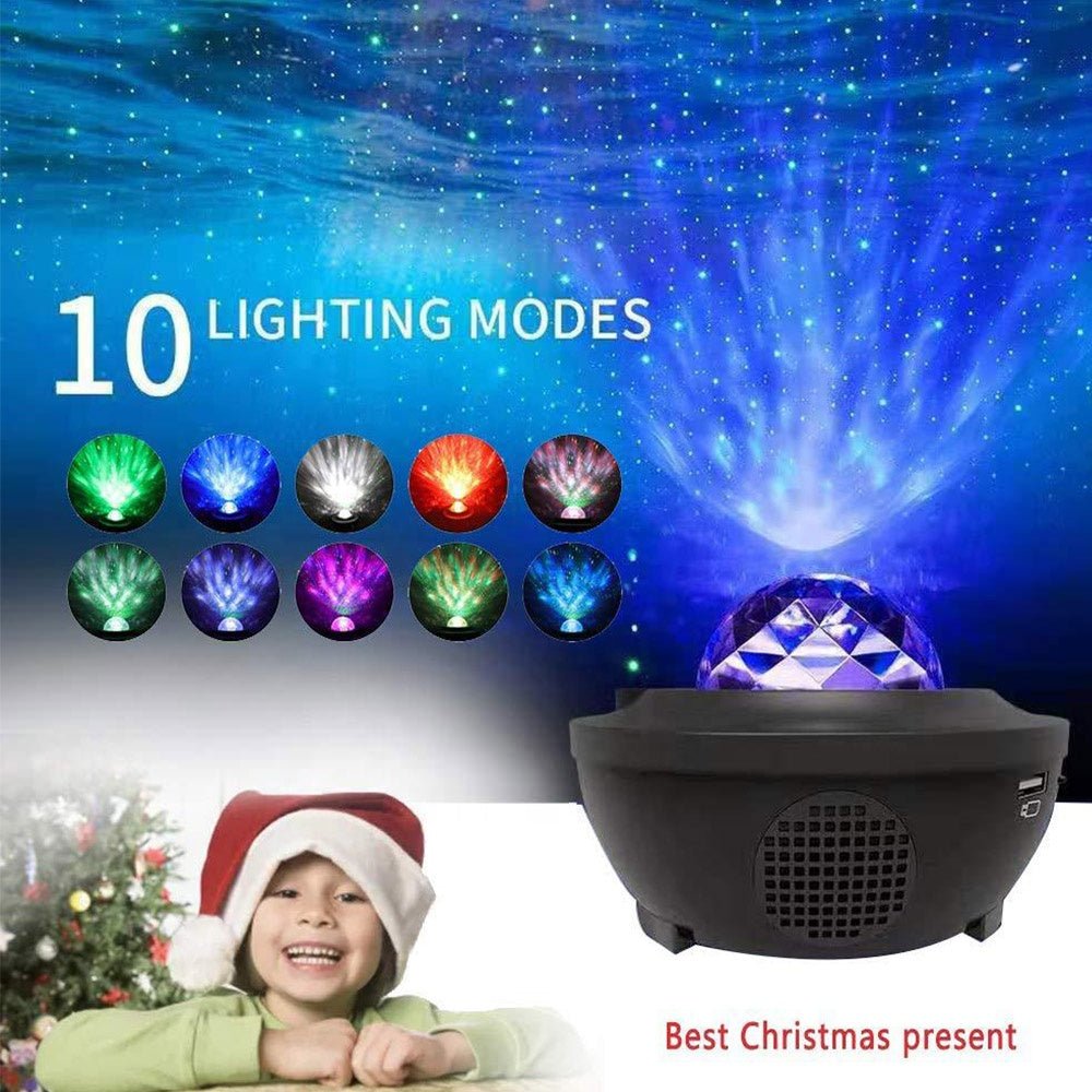Biumart Blind Drop Shipping Star Night Light Projector Music Remote Twinkling Laser LED Starry Sky Galaxy Projector for Baby Kid | Electrr Inc