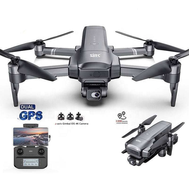 New SJRC F22S 4K PRO DRONE with Camera Toys RC Obstacle Avoidance Wifi 3.5KM 11.1V 3500mAh quadcopter GPS F22s Drone 4k | Electrr Inc