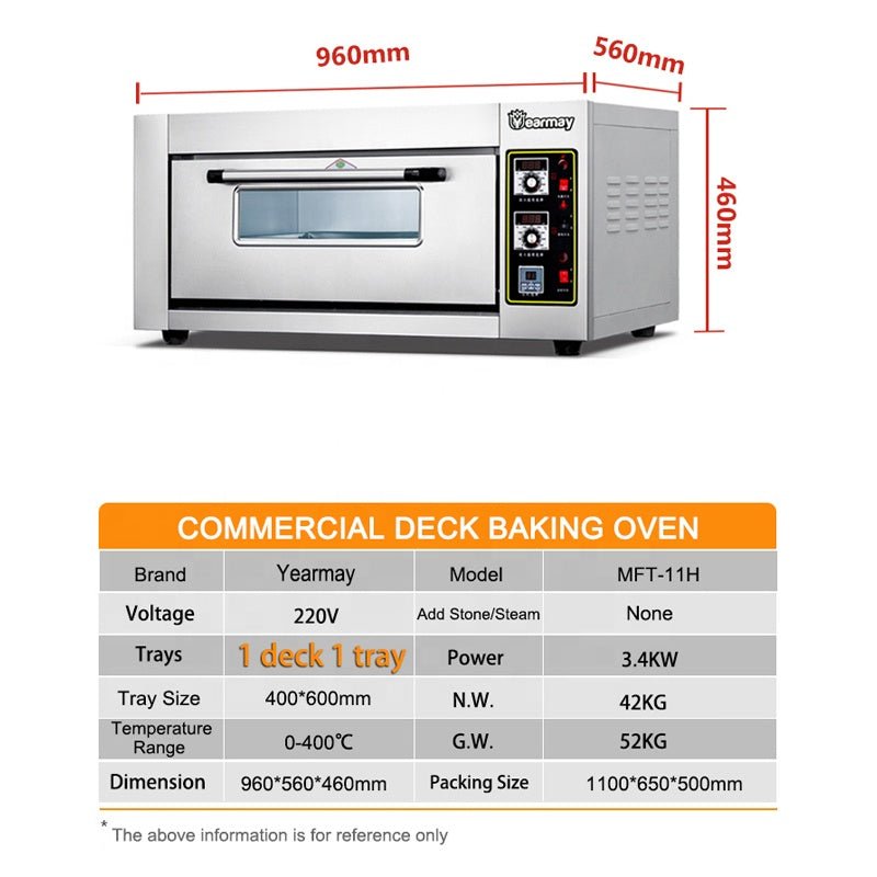 best sale oven for food beverage shop hotel 1 layer electric deck oven | Electrr Inc