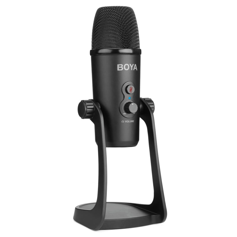 Professional desktop microphone BOYA BY-PM700 USB computer Sound Recording Studio Condenser microphones with Holder | Electrr Inc