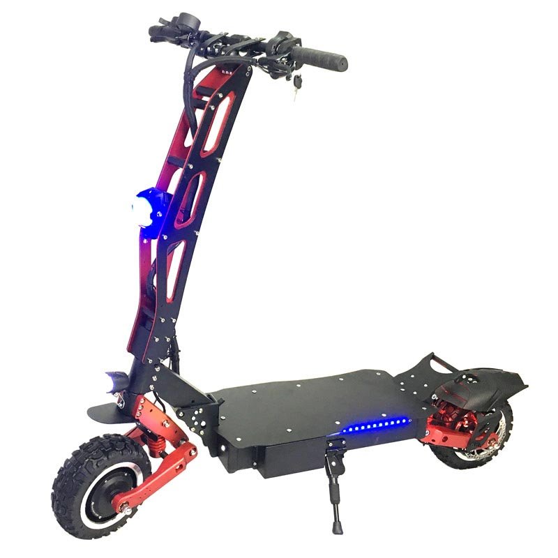 FLJ 11inch 60V 5600W dual motor electric scooter with 2 wheels e electric bike with remote alarm for adults | Electrr Inc