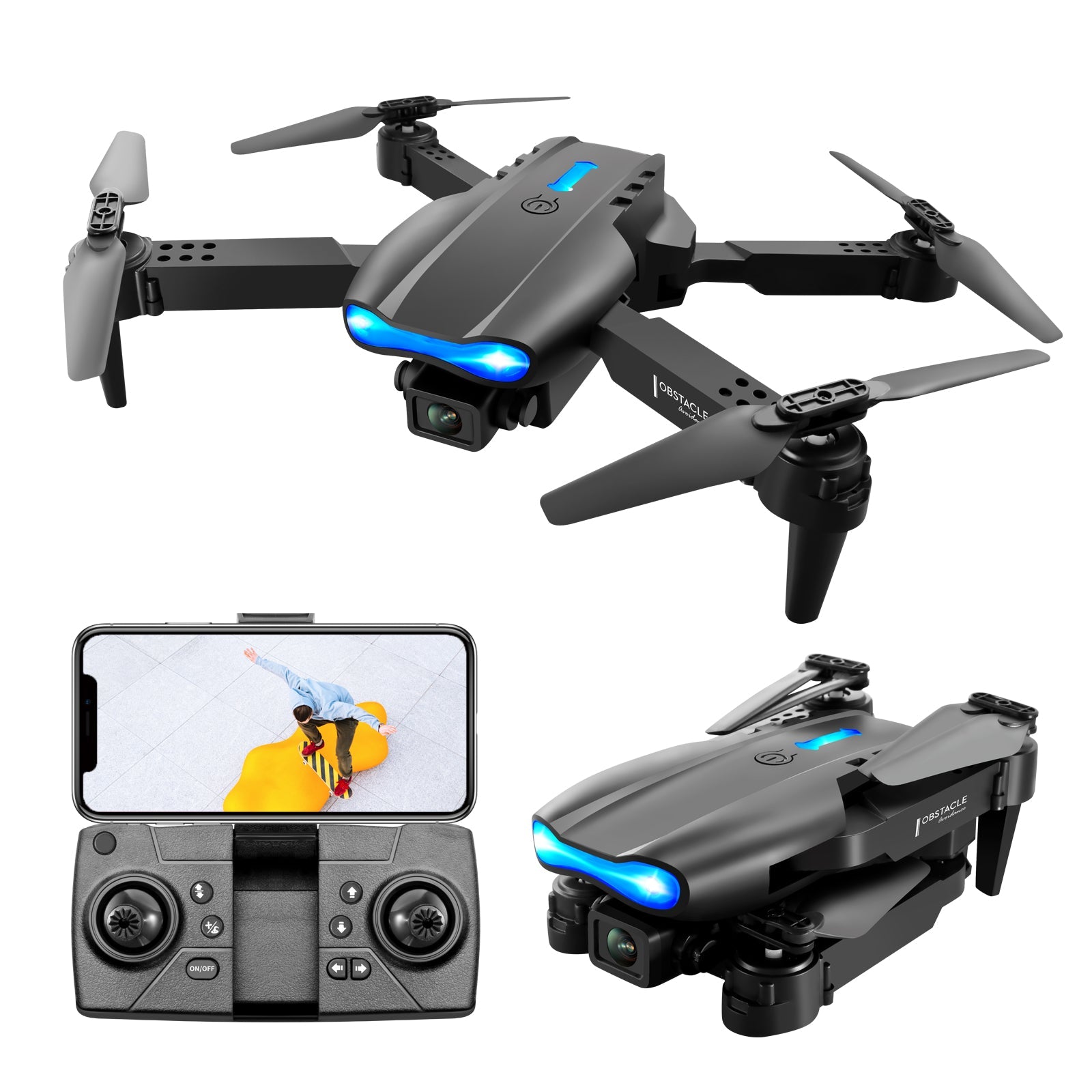 E99 K3 remote control professional drones 4k brushless motor drone video dual camera | Electrr Inc