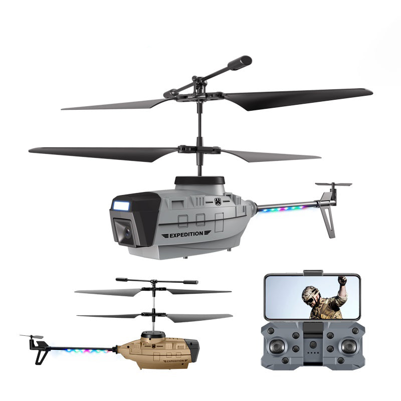 New KY202 RC Helicopter Drone 4K Dual Camera Obstacle Avoidance Air Gesture Intelligent Hover LED Light Toys KY202 Helicopter | Electrr Inc