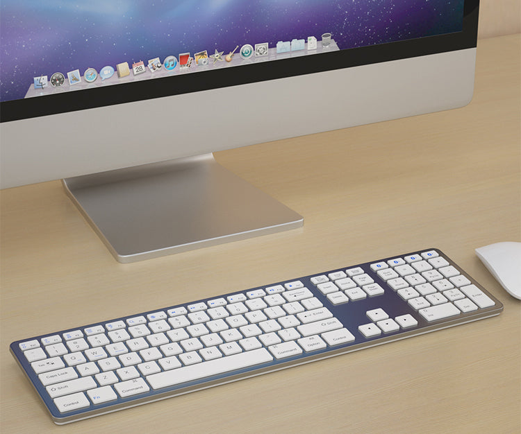 Oem Slim Best Multi Device 108 keys standard keyboard magic Bluetooth computer keyboard for imac mac windows apple | Electrr Inc