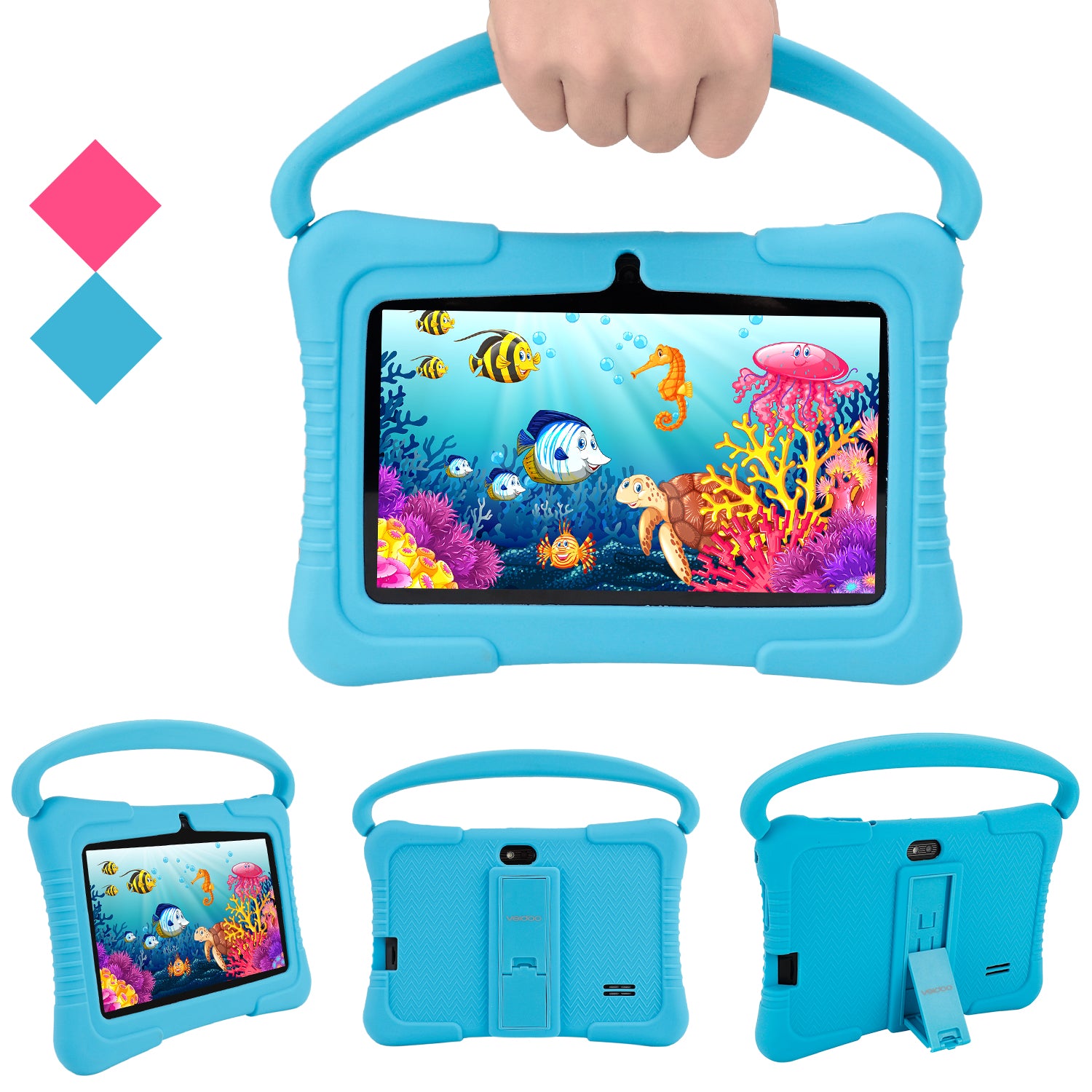 Best Gift 7 inch Kids Tablet 1GB 16GB Children Pre-Installed Educational APP Android 10 Tablet Pc for Boys Girls | Electrr Inc