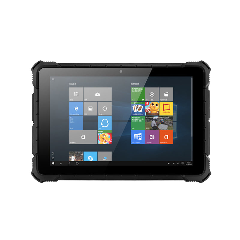 IP65/IP68 waterproof GPS glonass 4G android and win 10 inch rugged tablet with NFC barcode fingerprint RFID reader | Electrr Inc
