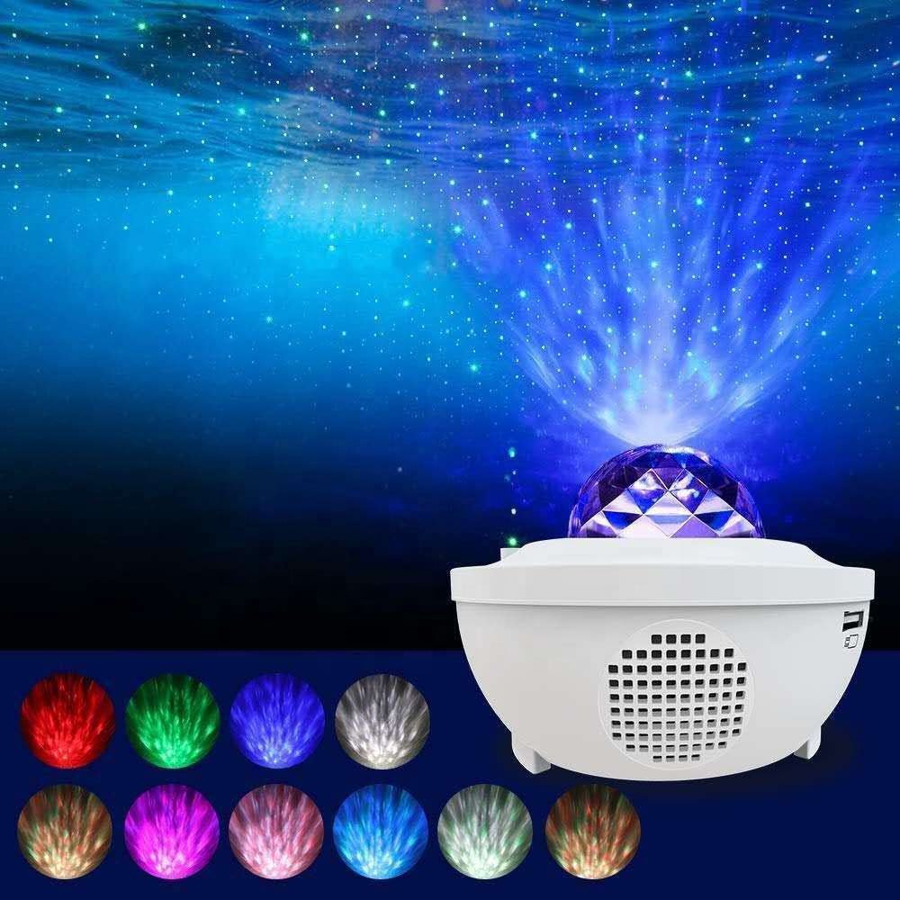 Biumart Blind Drop Shipping Star Night Light Projector Music Remote Twinkling Laser LED Starry Sky Galaxy Projector for Baby Kid | Electrr Inc