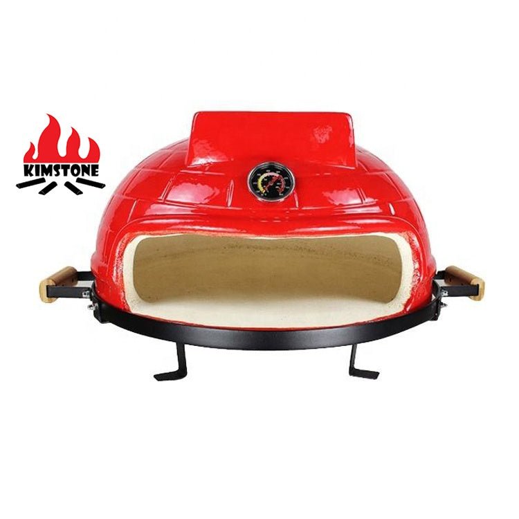 KIMSTONE 21 inch Commercial Italian Large Buy Woodfired Pizza Oven Outdoor Charcoal Brick Clay Stone For Sale Hornos Para Pizza | Electrr Inc