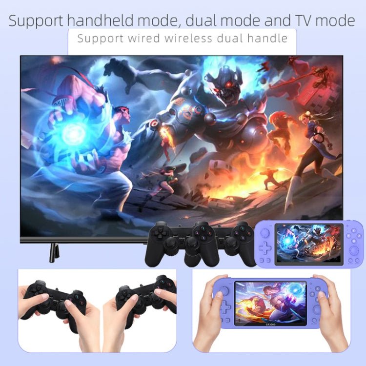 Handheld Game Machine Support Double Handle Mini Game Console Player 5.1 inch HD Screen Game Device For Children Gifts Kids Toy | Electrr Inc